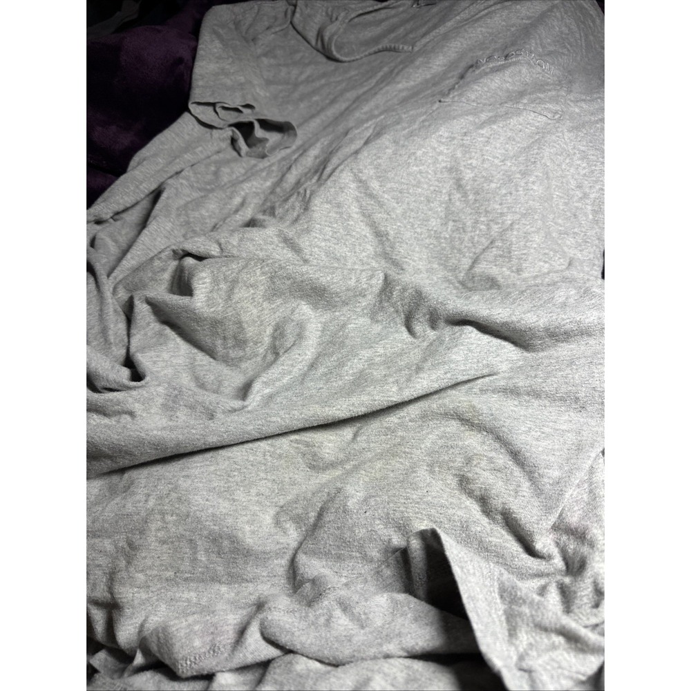 Nordstrom Womens Short Sleeve T-Shirt Grey Heather Size One Size